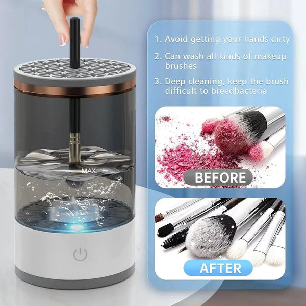 QuickSpin Pro Makeup Brush Cleaner