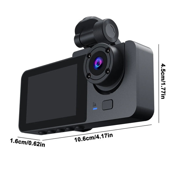 TripleView Car Dash Cam